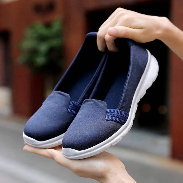 Women's Flats Loafers Shoes Comfortable Casual Ladies Slip-on Shoes