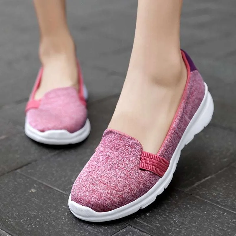 Women's Flats Loafers Shoes Comfortable Casual Ladies Slip-on Shoes