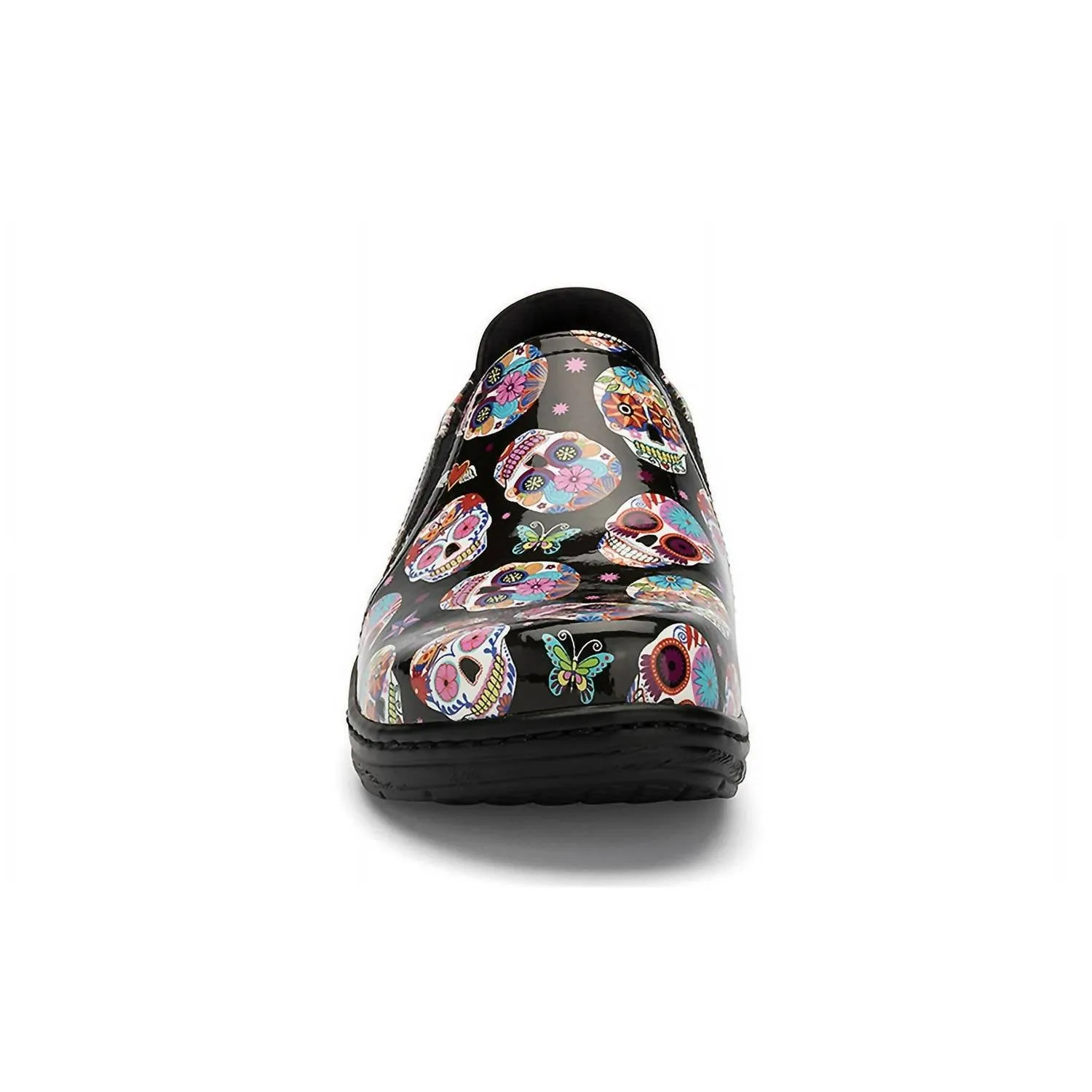 Women's Moxy Clog In Candy Skulls Patent
