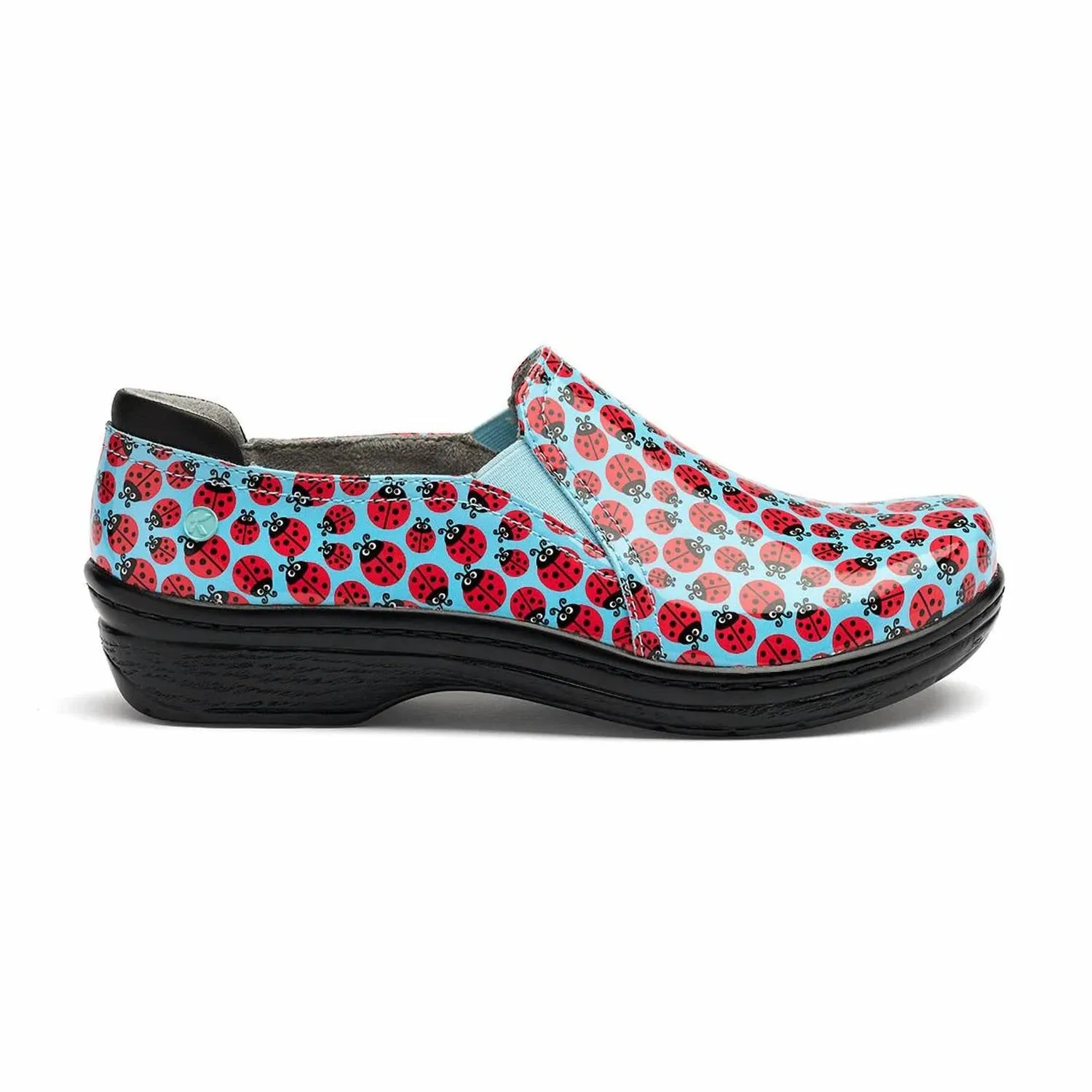 Women's Moxy Clog In Ladybug Patent