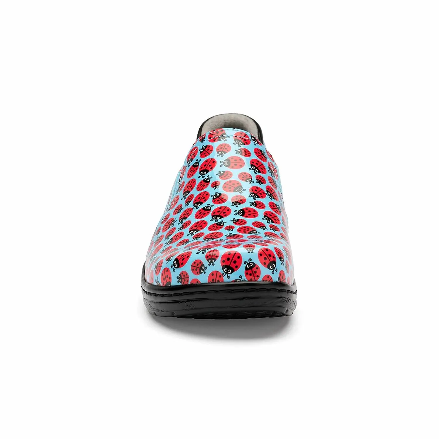 Women's Moxy Clog In Ladybug Patent