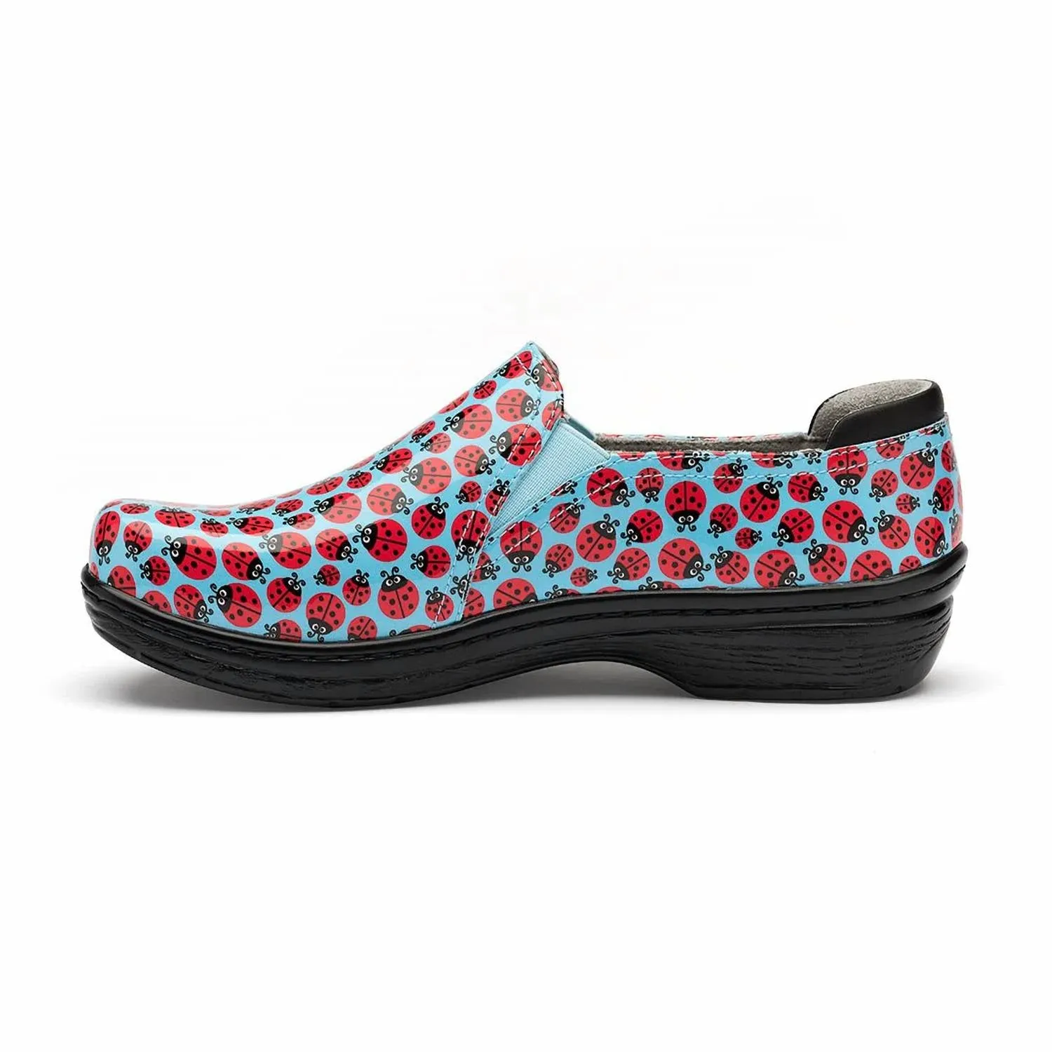 Women's Moxy Clog In Ladybug Patent