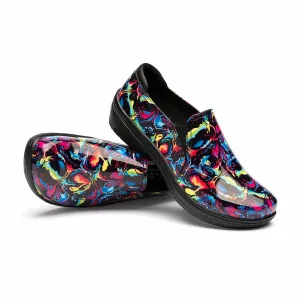 Women's Moxy Clog In Neon Blur Patent
