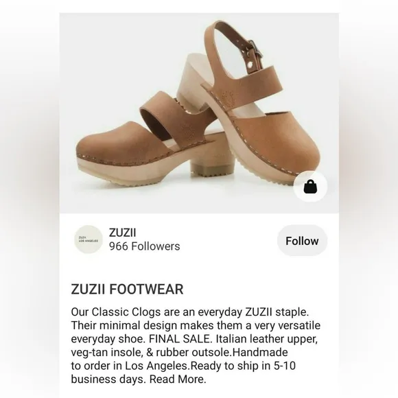 Zuzii clogs